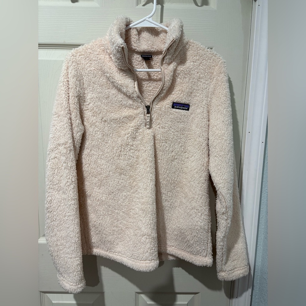 Patagonia Off-White Fleece Jacket size M